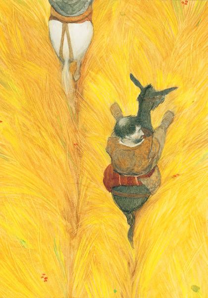 Svetlin Vassilev, Don Quixote, acrylics, 24.7 x 17.3 cm, 2003