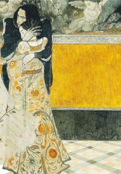 Svetlin Vassilev, Romeo and Juliet and other stories, aquarelle, 21 x 29 cm, 2003